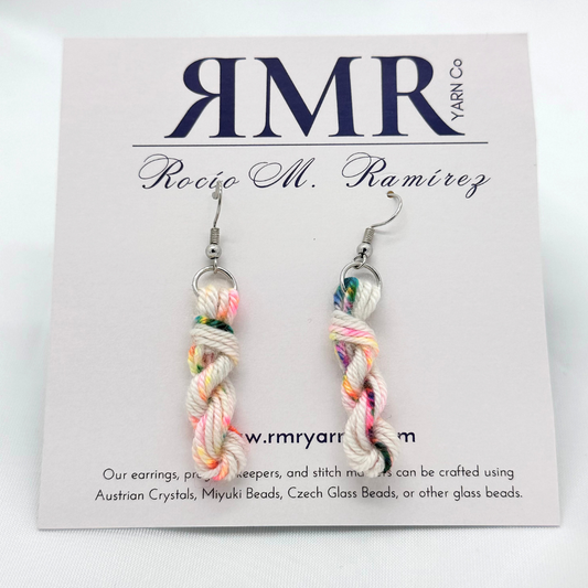 Hank Skein Earrings - Orquidea De Ensueño