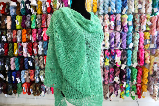Pre-Order - Suiren Shawl Kit - Knit