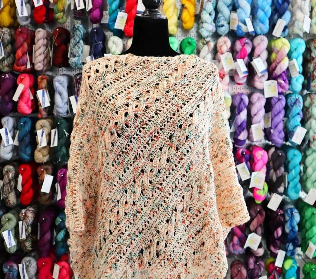 Pre-Order - Chocomania Shawl Kit - Crochet